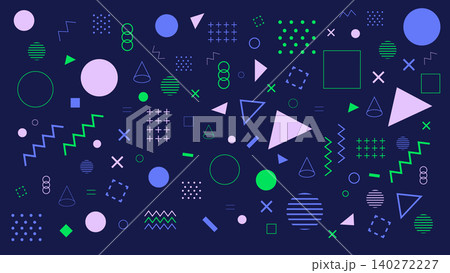 Geometric Color Blocks Background Geometric Color Blocks Background 140272227