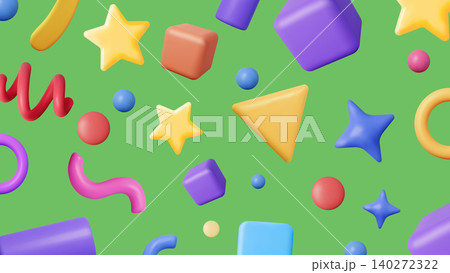 Cool 3D Shape Flow Background Cool 3D Shape Flow Background 140272322