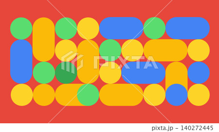 Red Pop Geometry Background 140272445