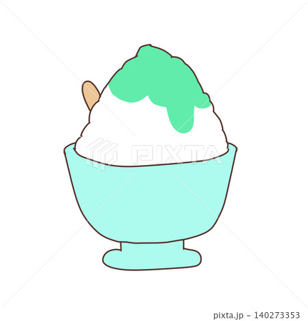 ミントのかき氷 ミントのかき氷 140273353