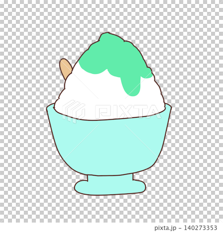 ミントのかき氷 ミントのかき氷 140273353