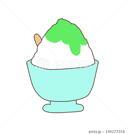 抹茶のかき氷 140273358