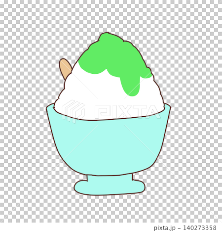 抹茶のかき氷 140273358
