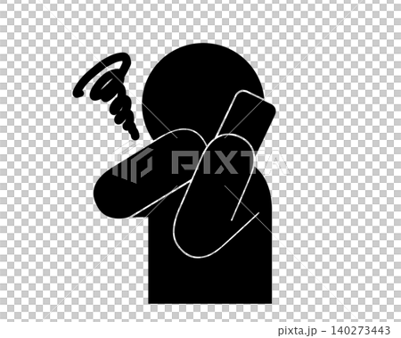 トラブル対応中の人物 トラブル対応中の人物 140273443