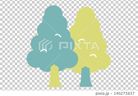 Hand-drawn illustration of a cypress tree Hand-drawn illustration of a cypress tree 140273837