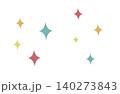 星のデコレーションアイコンイラスト 140273843