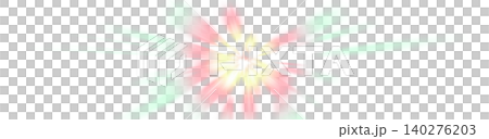 Yellow and pink radial light burst, light effect material for transparent background. 140276203