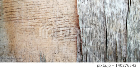 Natural wood texture featuring a combination of smooth wood plank surfaces and weathered old wood Natural wood texture featuring a combination of smooth wood plank surfaces and weathered old wood 140276542