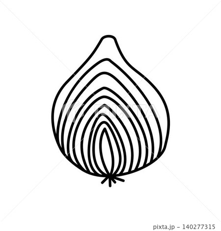 onion outline onion outline 140277315