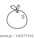 orange outline icon fruit 140277316