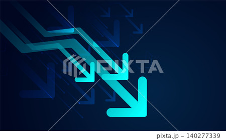 financial data chart with stock market indicator financial data chart with stock market indicator 140277339