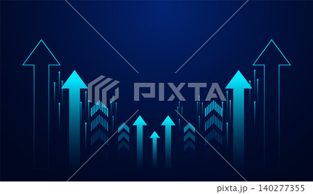 financial data chart with stock market indicator financial data chart with stock market indicator 140277355