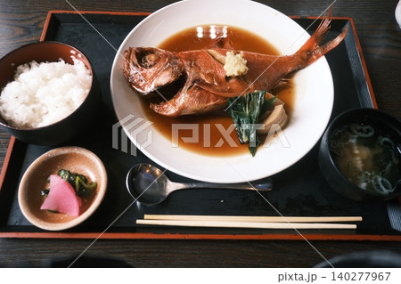 金目の煮付け定食 140277967