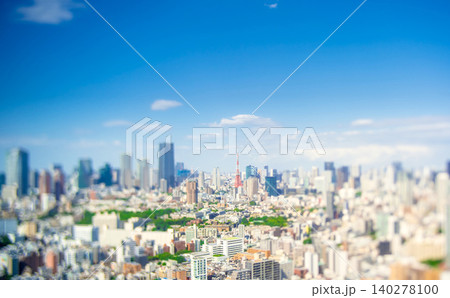 初夏の東京風景・シフトレンズ逆アオリ 初夏の東京風景・シフトレンズ逆アオリ 140278100