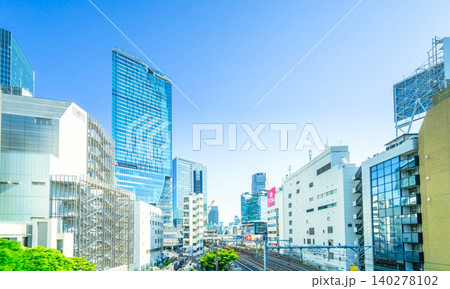 東京・渋谷宮下パーク方面から望む渋谷駅 2026 東京・渋谷宮下パーク方面から望む渋谷駅 2026 140278102