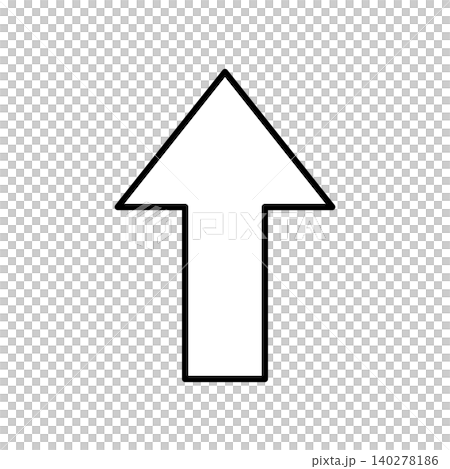 Up arrow icon 140278186