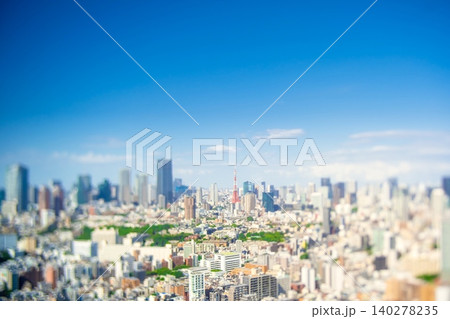 初夏の東京風景・シフトレンズ逆アオリ 初夏の東京風景・シフトレンズ逆アオリ 140278235
