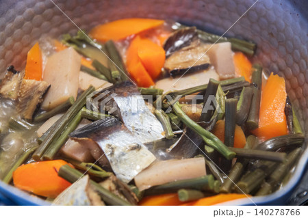 にしんとわらびの煮物 にしんとわらびの煮物 140278766