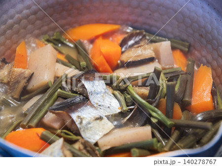 にしんとわらびの煮物 140278767