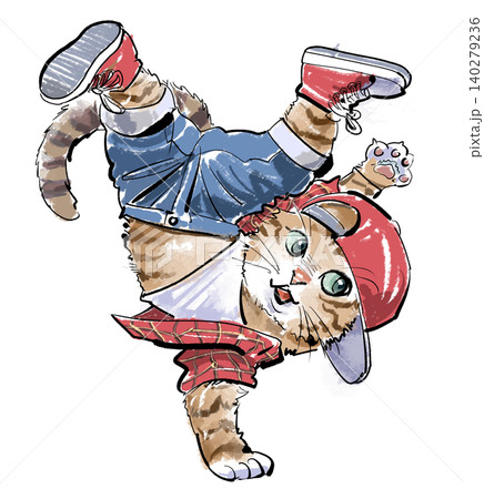 猫のブレイクダンス 猫のブレイクダンス 140279236