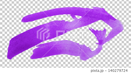 purple brush isolated on transparent background purple watercolor purple brush isolated on transparent background purple watercolor 140279724