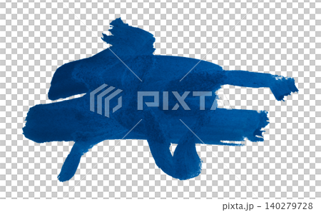 blue brush isolated on transparent background blue watercolor blue brush isolated on transparent background blue watercolor 140279728