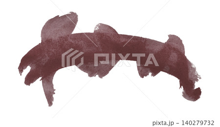 brown brush isolated on transparent background brown watercolor brown brush isolated on transparent background brown watercolor 140279732