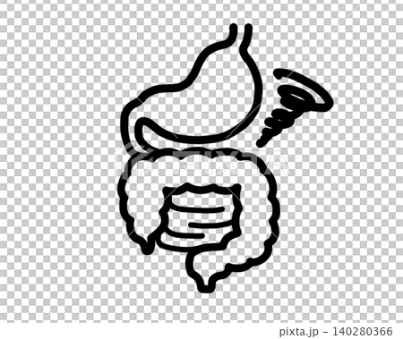 Icon representing gastrointestinal problems Icon representing gastrointestinal problems 140280366