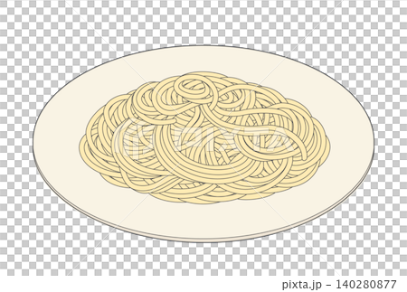 Icon of plain boiled pasta Icon of plain boiled pasta 140280877
