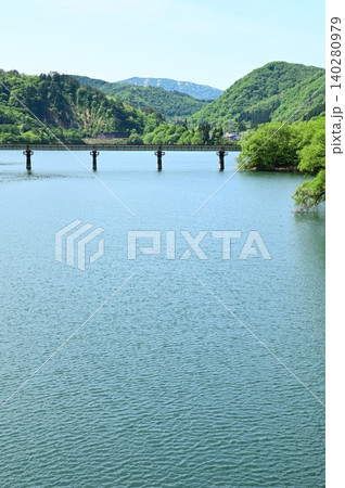 錦秋湖は満水状態 錦秋湖は満水状態 140280979