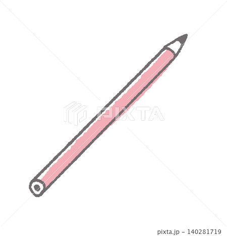 一本の鉛筆のカラーイラスト 一本の鉛筆のカラーイラスト 140281719