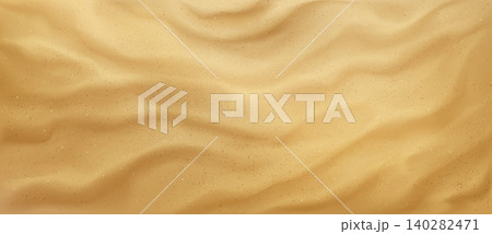 Sandy beach, desert pattern, natural sand texture Sandy beach, desert pattern, natural sand texture 140282471