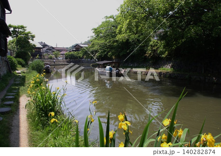 ◇八幡堀 (国の重要文化的景観指定 第1号)/ 滋賀県近江八幡市 ◇八幡堀 (国の重要文化的景観指定 第1号)/ 滋賀県近江八幡市 140282874