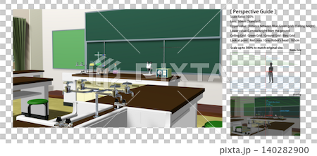 A school science lab background that can be used for animations. Includes perspective guide data for convenient character compositing. A school science lab background that can be used for animations. Includes perspective guide data for convenient character compositing. 140282900