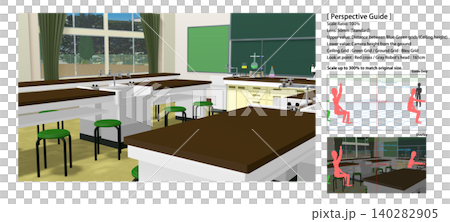 A school science lab background that can be used for animations. Includes perspective guide data for convenient character compositing. A school science lab background that can be used for animations. Includes perspective guide data for convenient character compositing. 140282905
