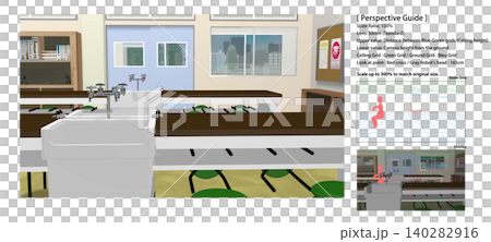 A school science lab background that can be used for animations. Includes perspective guide data for convenient character compositing. A school science lab background that can be used for animations. Includes perspective guide data for convenient character compositing. 140282916