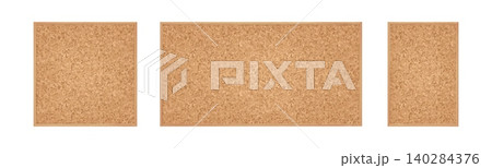 Cork boards, school empty noticeboard frames. School cork board backgrounds, office bulletin wall square and rectangular frames. Announcement or reminder pinboards, memo mat backdrops Cork boards, school empty noticeboard frames. School cork board backgrounds, office bulletin wall square and rectangular frames. Announcement or reminder pinboards, memo mat backdrops 140284376
