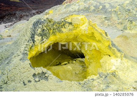 Sulfur deposits on the Sierra Negra volcano, Isabela Island Sulfur deposits on the Sierra Negra volcano, Isabela Island 140285076