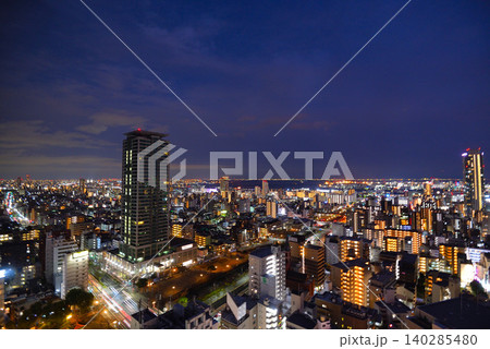 ANAクラウンホテルから見た神戸市内の夜景 ANAクラウンホテルから見た神戸市内の夜景 140285480