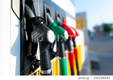 Petrol pump filling nozzles 140286692