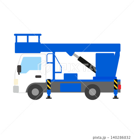 高所作業車の可愛いイラスト 高所作業車の可愛いイラスト 140286832