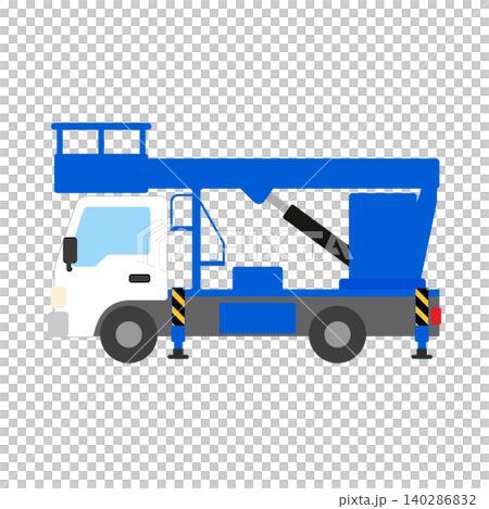 高所作業車の可愛いイラスト 高所作業車の可愛いイラスト 140286832