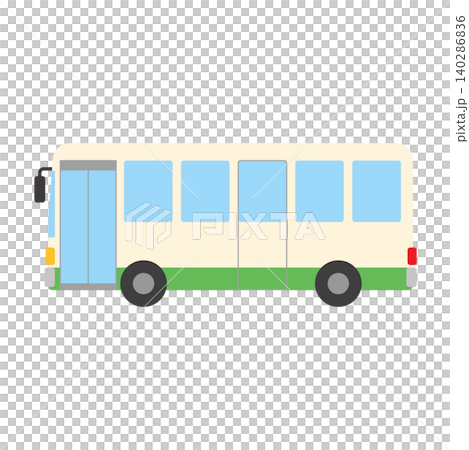 可愛的當地公車插圖 可愛的當地公車插圖 140286836