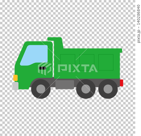 可愛的翻斗車插圖 可愛的翻斗車插圖 140286840