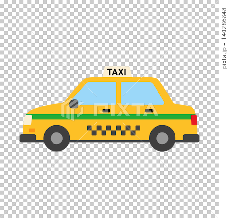 Cute illustration of a taxi 140286848