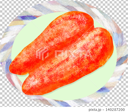 Illustration of cod roe Illustration of cod roe 140287200