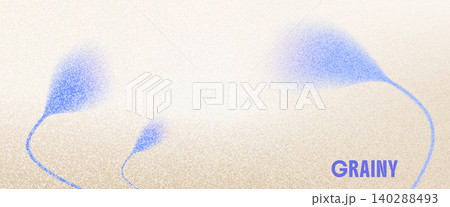 Muted neutral grain gradient with delicate flower on fall background. Soft blue blooms and gentle grain noise with thin curved stems for autumn poster. Vector floral backdrop in neutral cream tone Muted neutral grain gradient with delicate flower on fall background. Soft blue blooms and gentle grain noise with thin curved stems for autumn poster. Vector floral backdrop in neutral cream tone 140288493