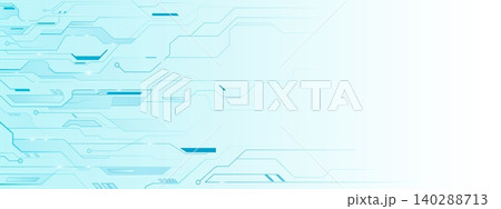 Abstract circuit board background with neon lines 140288713