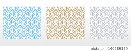 Set of abstract geometric patterns. Seamless vector backgrounds. Colored ornaments Graphic modern patterns Simple lattice graphic design Set of abstract geometric patterns. Seamless vector backgrounds. Colored ornaments Graphic modern patterns Simple lattice graphic design 140289350