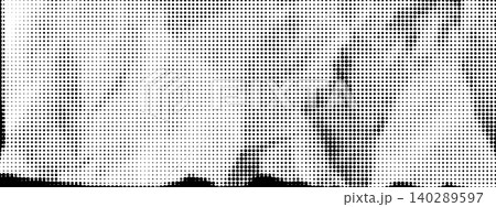 Grunge halftone pattern, crumpled paper texture Grunge halftone pattern, crumpled paper texture 140289597